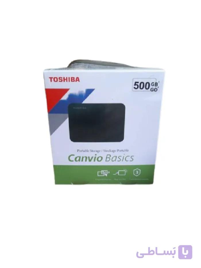 هارد اکسترنال 500 گیگ توشیبا با 2 سال گارانتی + کیف هدیه — تصویر 1
