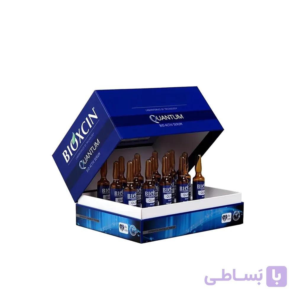 سرم تقویت‌کننده مو بیوکسین مدل Quantum حجم ۱۵×۶ میلی‌لیتر