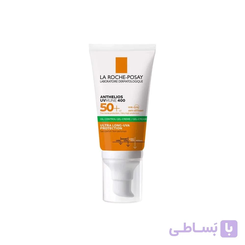 کرم ضد آفتاب بی رنگ مخصوص پوست چرب و مستعد جوش SPF50 لاروش پوزای حجم 50 میل