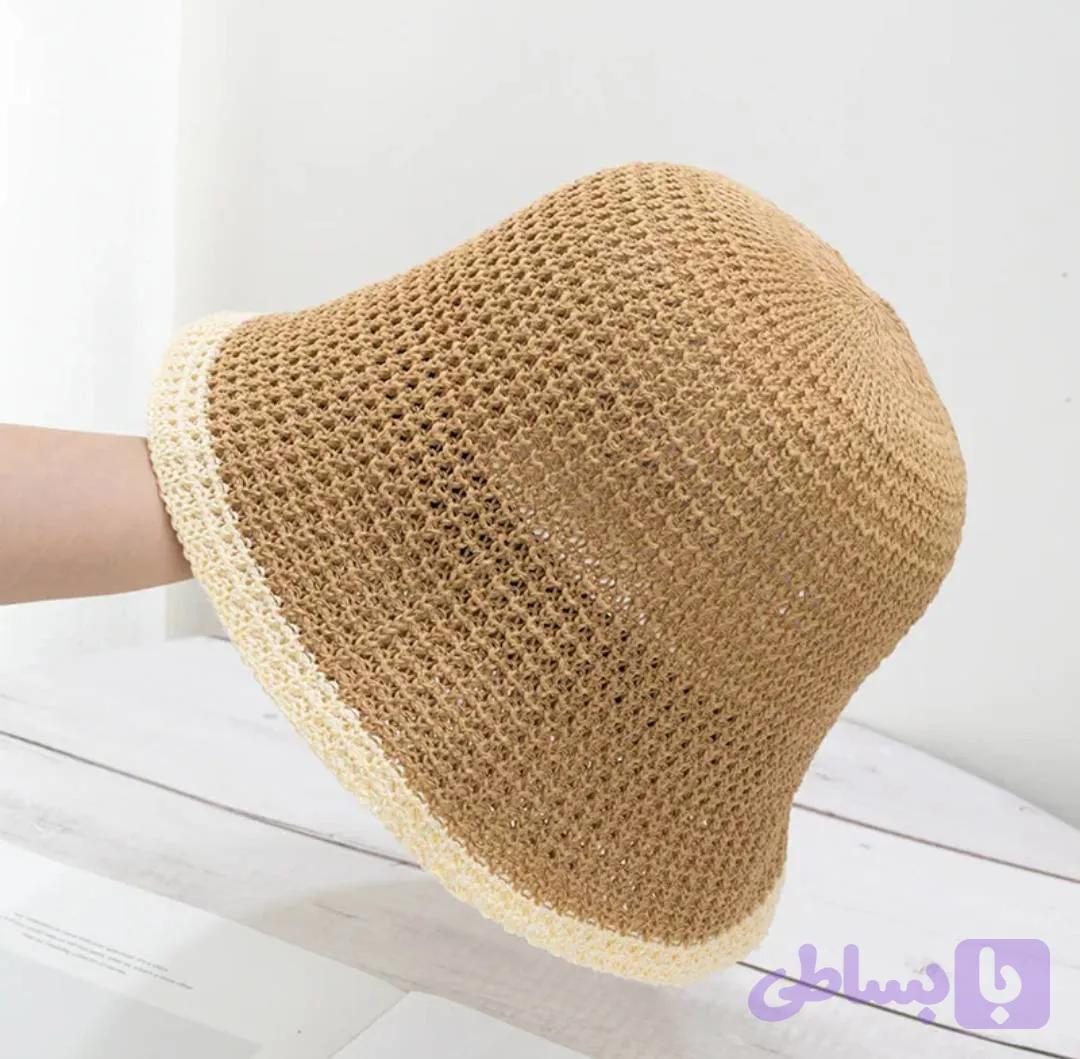 کلاه باکت لبه رنگی