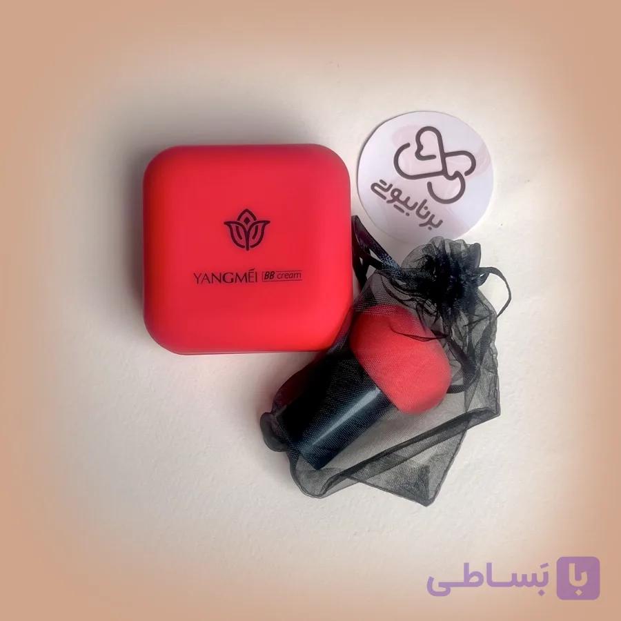 کوشن یانگمی اصل | کوشن بی بی کرم با پد قارچی، پوشش طبیعی و مات، SPF، مرطوب‌کننده و روشن‌کننده