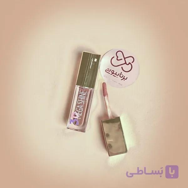 لیپ گلاس گلدن رز مدل Mega Shine