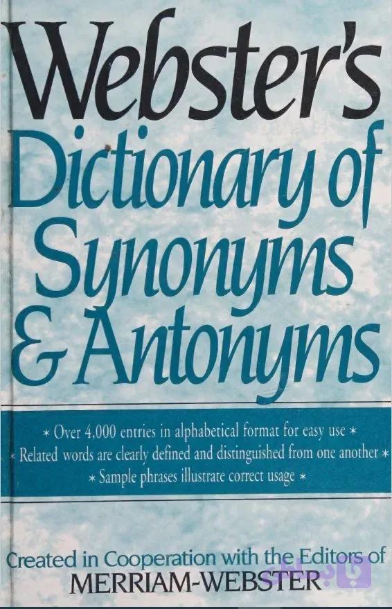 دانلود کتاب Webster’s Dictionary of Synonyms and Antonyms