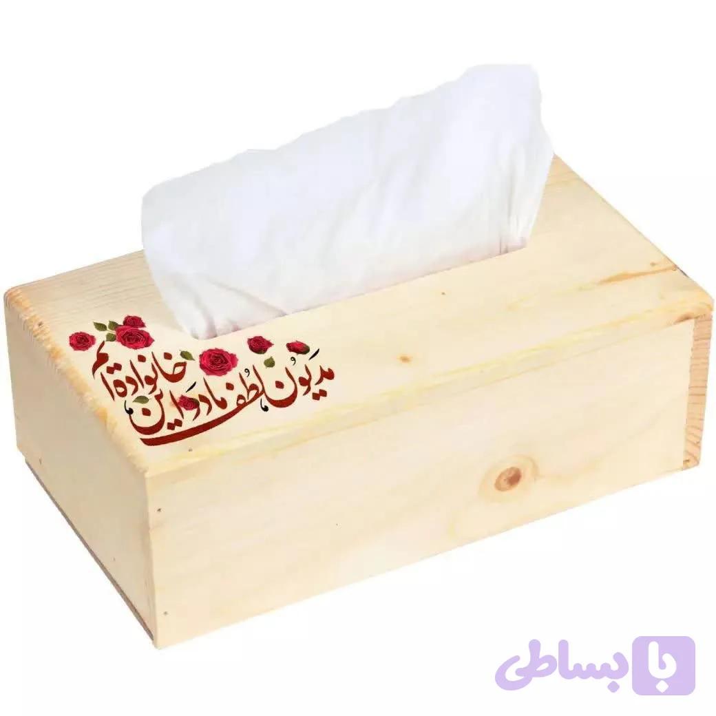 جا دستمال کاغذی چوبی (کد YNKZ5)