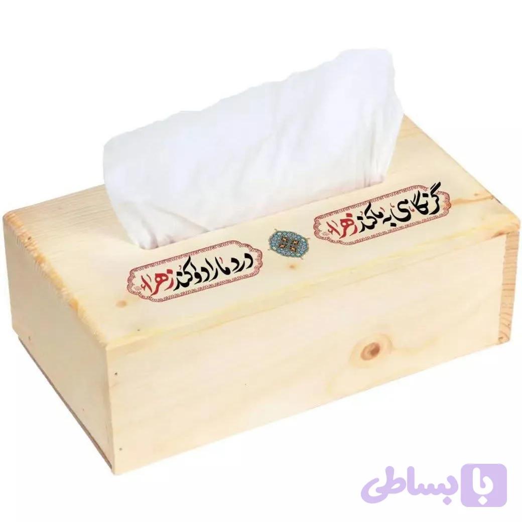 جا دستمال کاغذی چوبی (کد R2JAF)