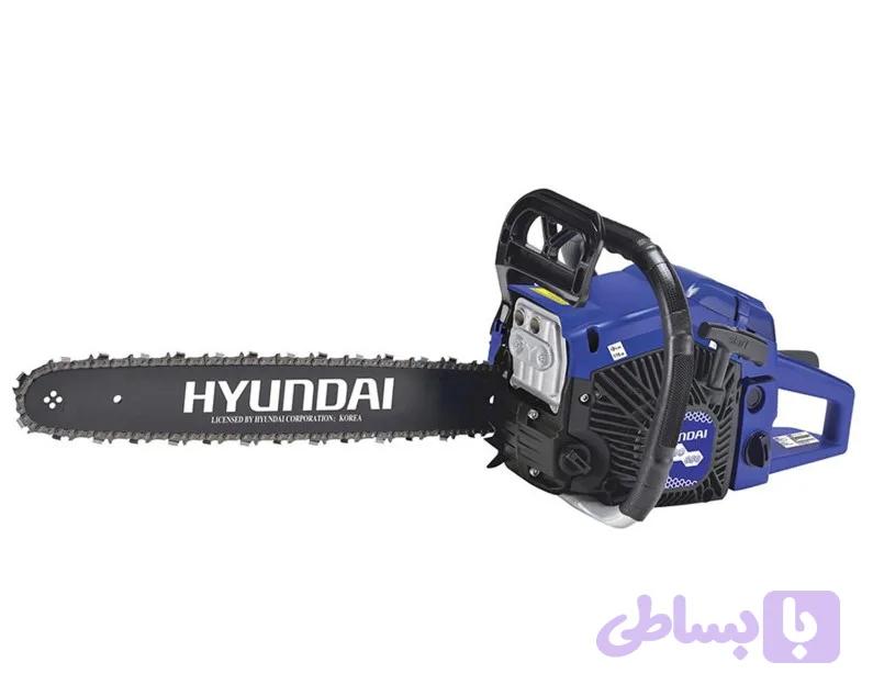 اره زنجیری بنزینی 45 سانت هیوندای TURBO 650