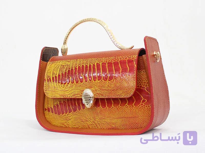 کیف مجلسی اوتانه عسلی — تصویر 1