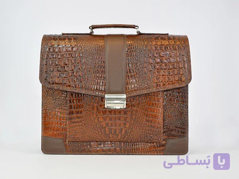 کیف اداری آریو عسلی — تصویر 1