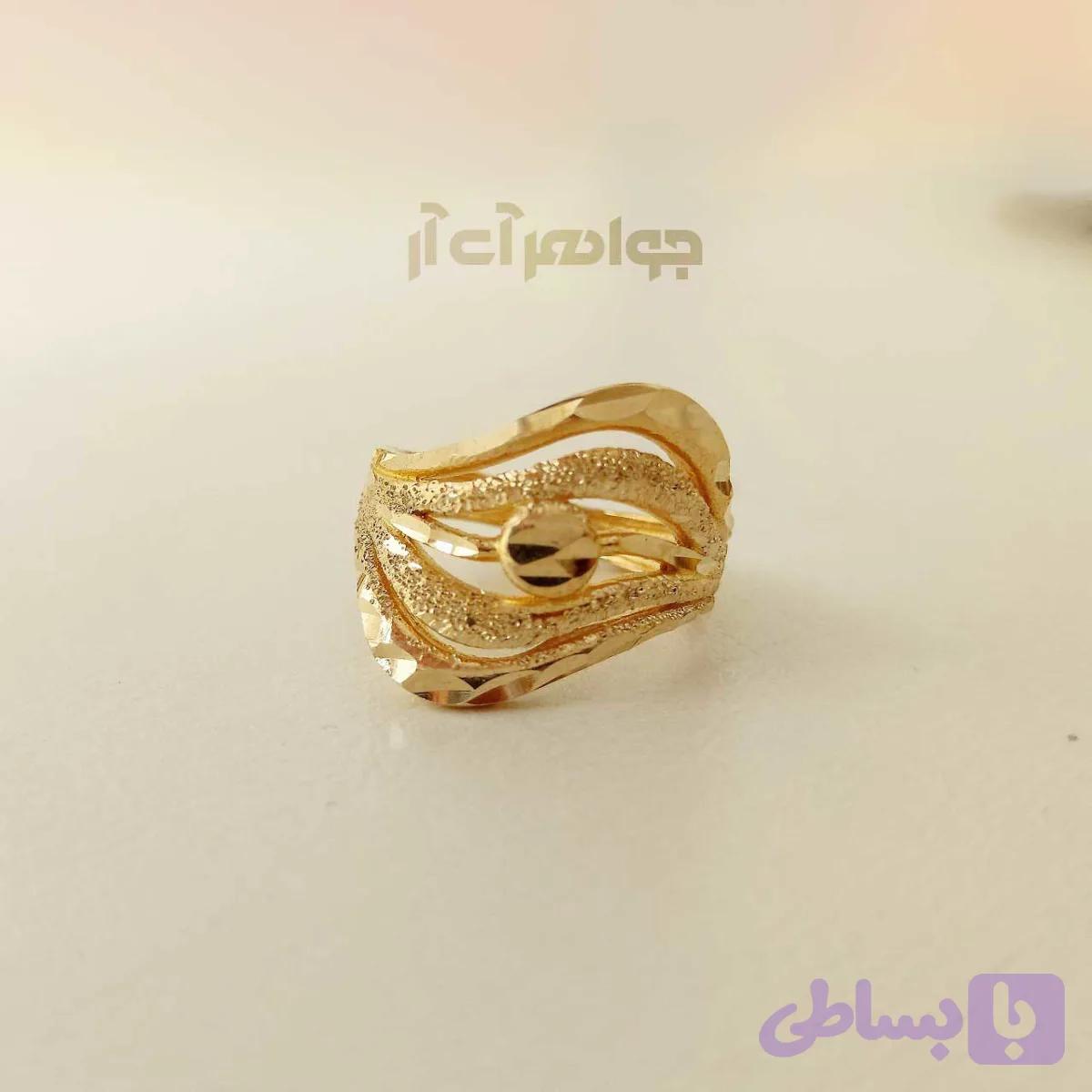 انگشتر طلاروس زنانه (کد P4M6X)