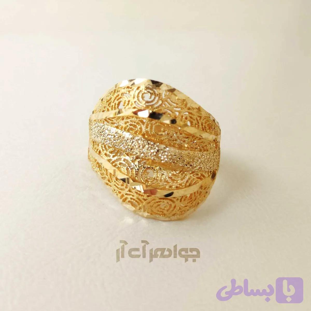 انگشتر طلاروس زنانه (کد KZI6G)