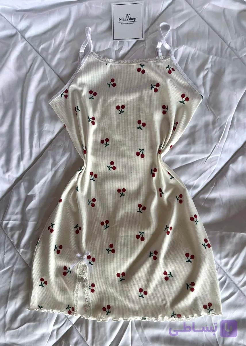 پیراهن کوتاه چری(cherry) زنانه — تصویر 1