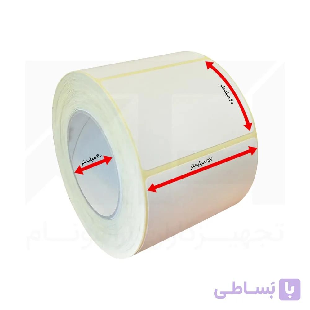 لیبل حرارتی 40 × 57 (لیبل ترازوئی)