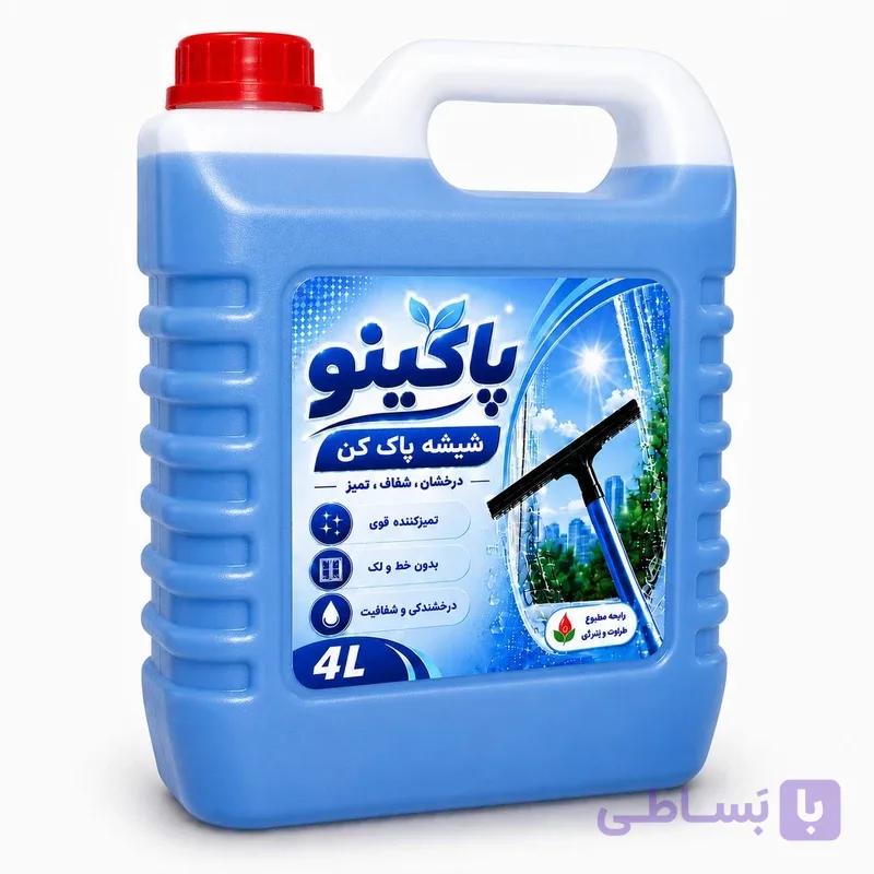 شیشه پاک کن پاکینو حجم 4 لیتر