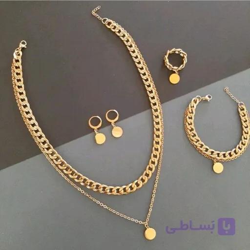 سرویس زنانه کارتیر و سکه استیل