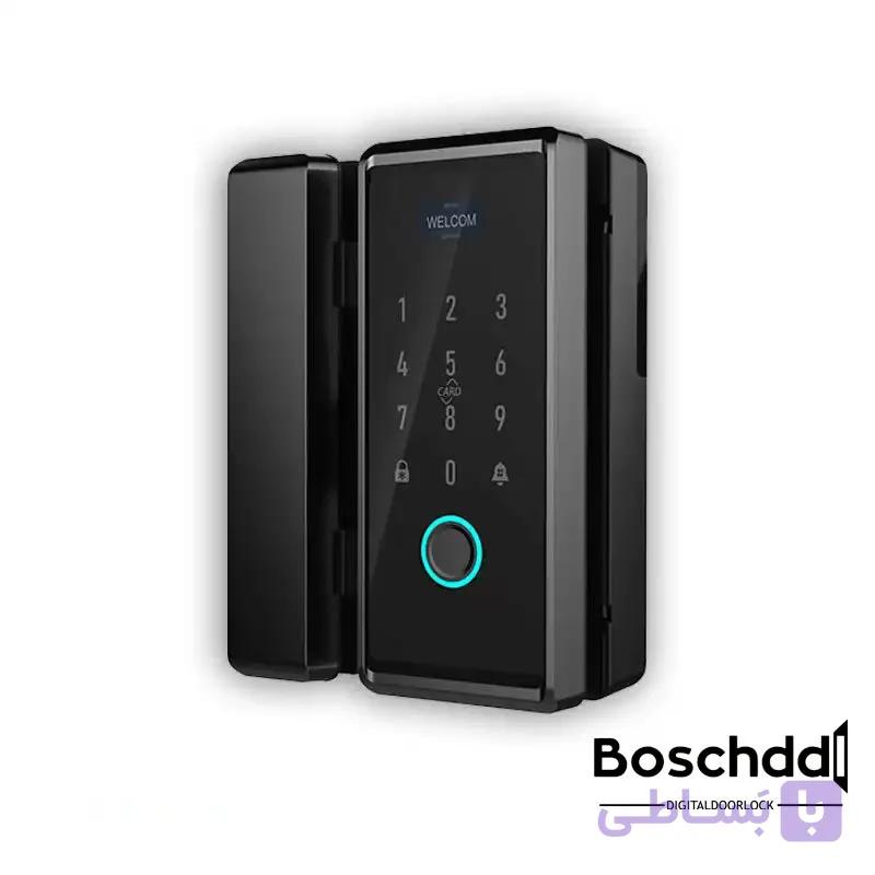 قفل دیجیتال شیشه سکوریت مدل P1 | امنیت و کنترل هوشمند برای درب‌های شیشه‌ای — تصویر 1