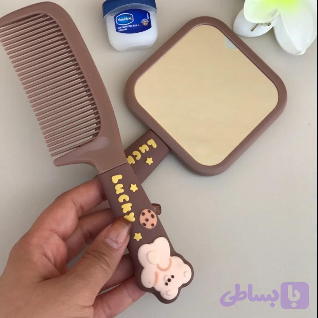 ست آینه و شانه فانتزی وارداتی — تصویر 1
