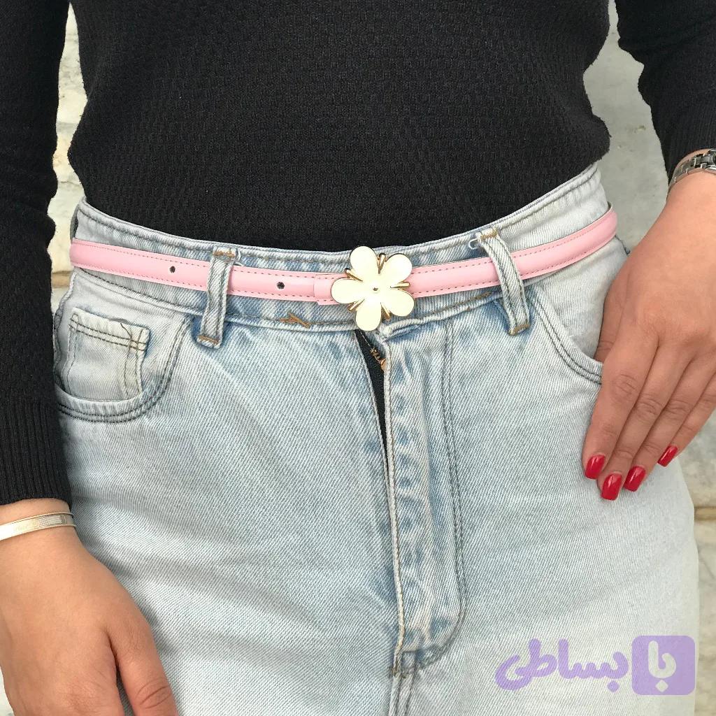 کمربند زنانه مدل گل وارداتی — تصویر 1