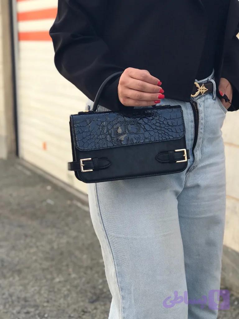 کیف زنانه فندی (Fendi) سنگی وارداتی کد 1173 — تصویر 1