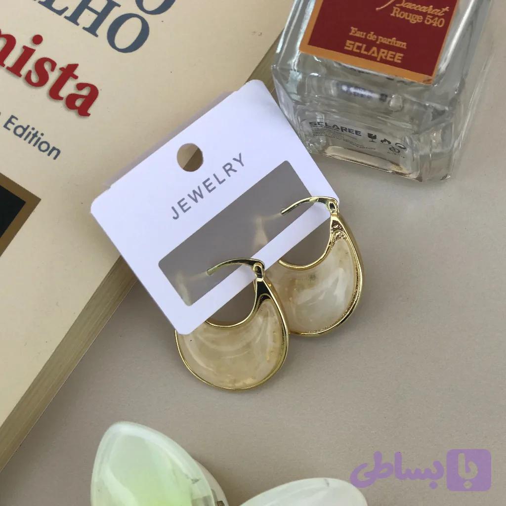 گوشواره سنگ کهکشانی کد 167 — تصویر 1