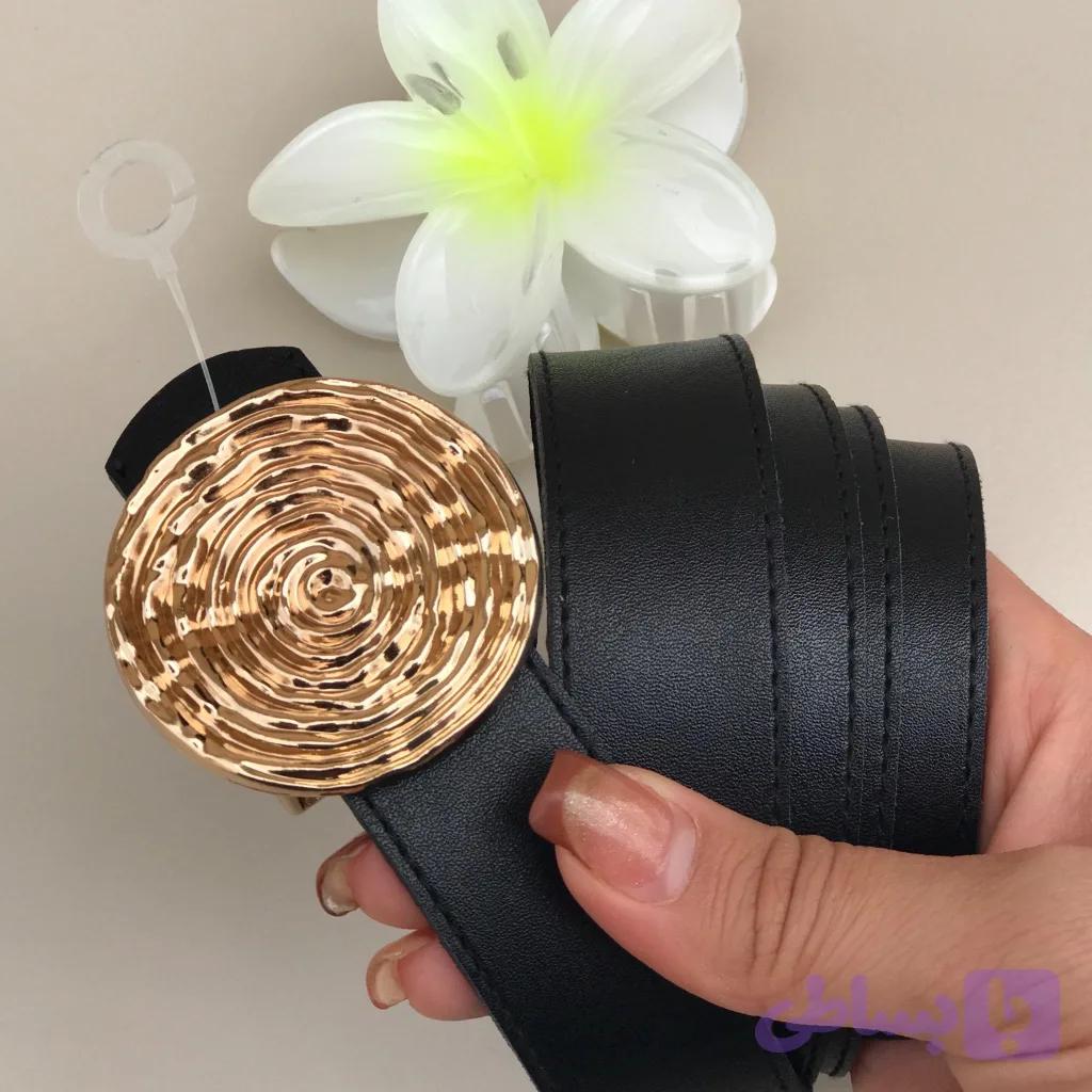 کمربند زنانه کلاسیک دایره وارداتی — تصویر 1