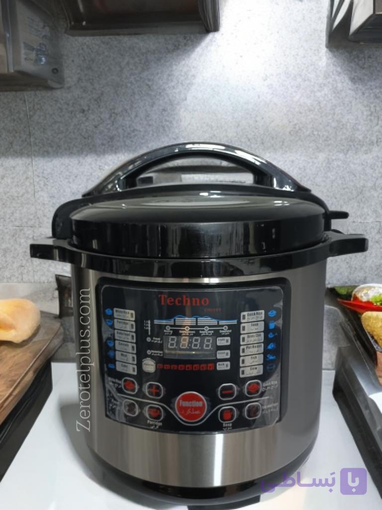 زودپز برقی تکنو 8 لیتر دیجیتال مدل Techno TS-608L — تصویر 1