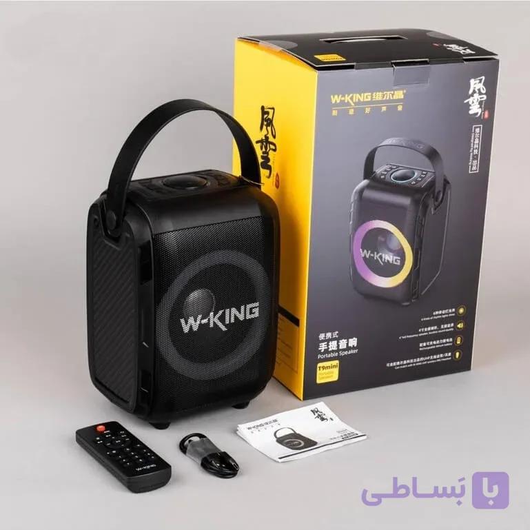 اسپیکر بلوتوثی قابل حمل W-KING T9 Mini دبلیو کینگ — تصویر 1