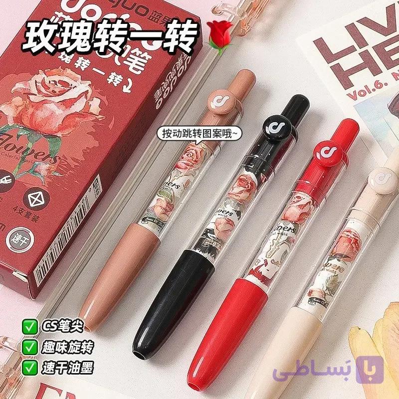خودکار مینیمال گل رز dodoo