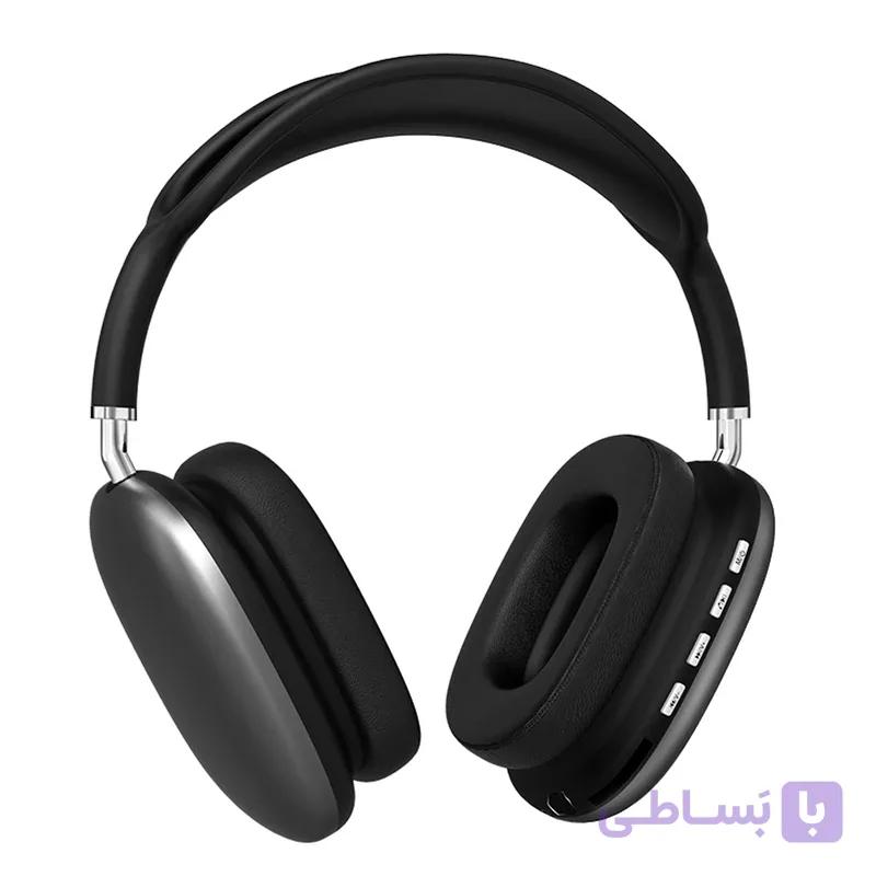 هدفون بلوتوثی مشکی مدل Airpods Max P9