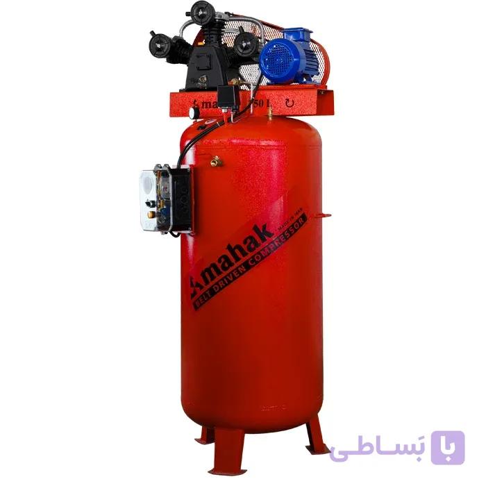 کمپرسور باد ایستاده 350 لیتری سه سیلندر تکفاز محک AP-351S