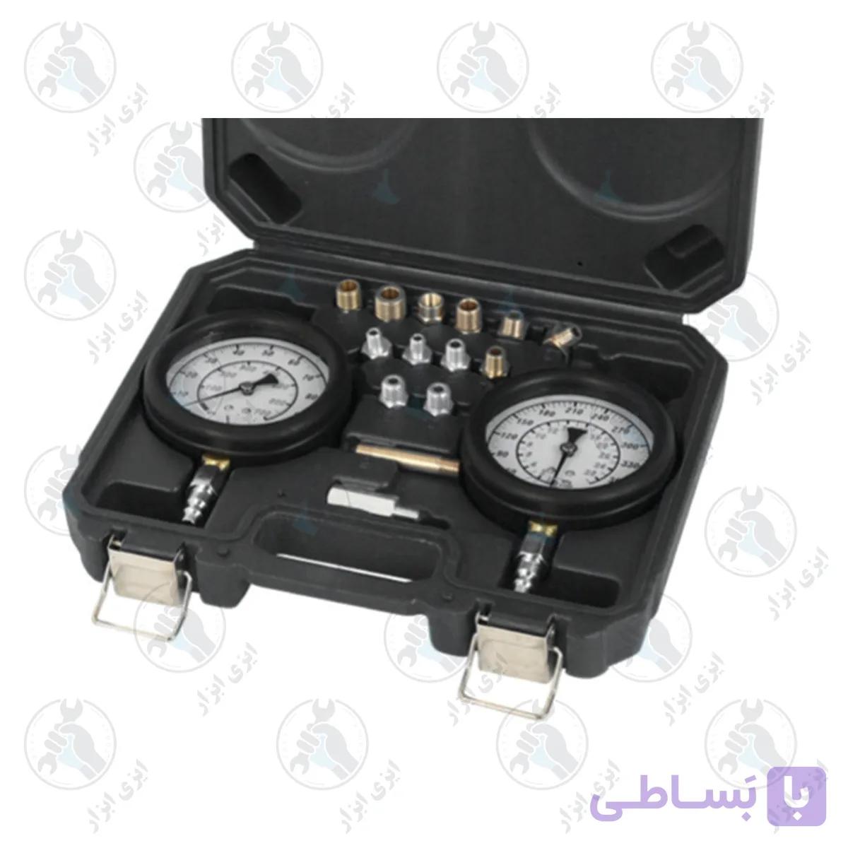 کیت تست فشار روغن موتور بنزینی با دوگیج LK کد A5151