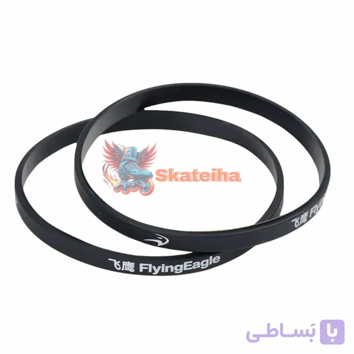دستبند اسکیت فلایینگ ایگل نازک مشکی کد2