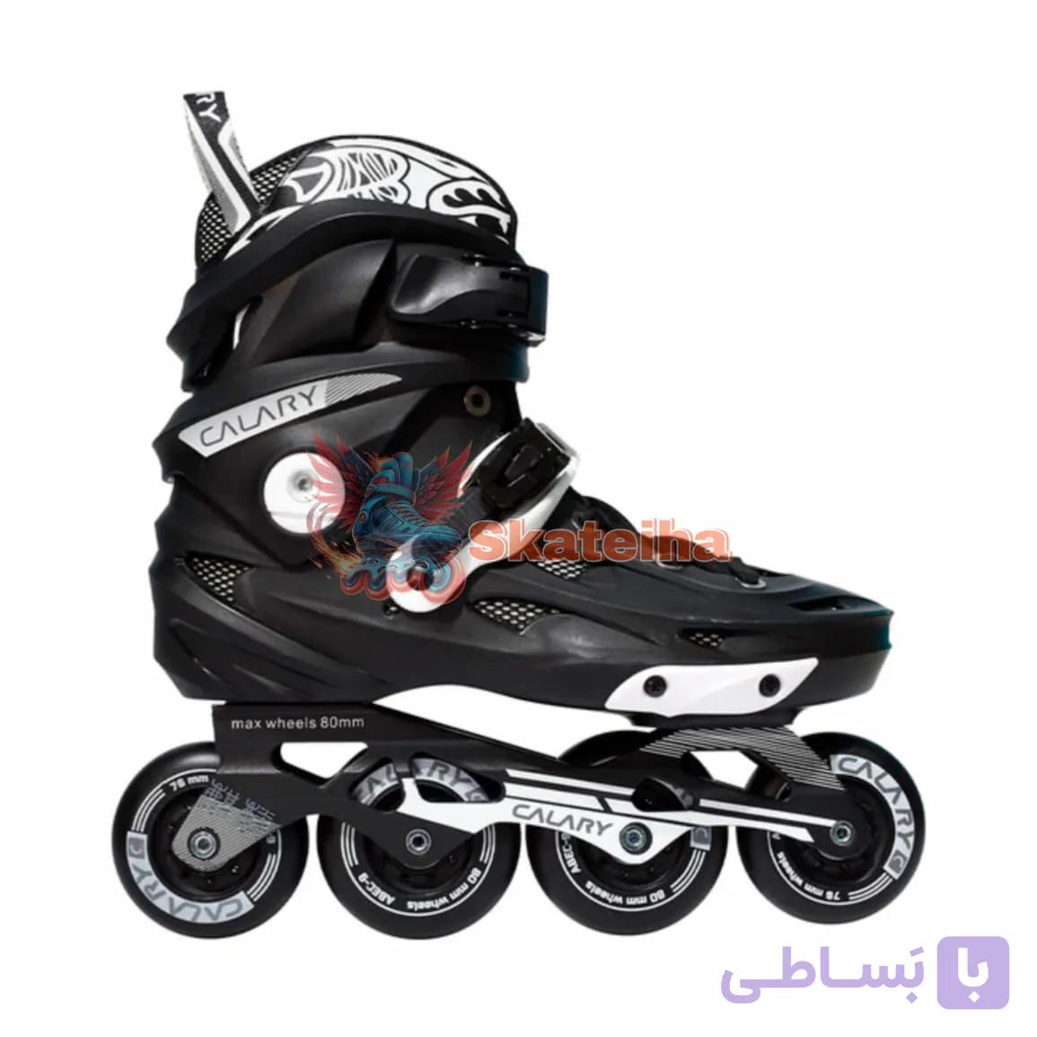 اسکیت کالری مدل C9 مشکی سفید