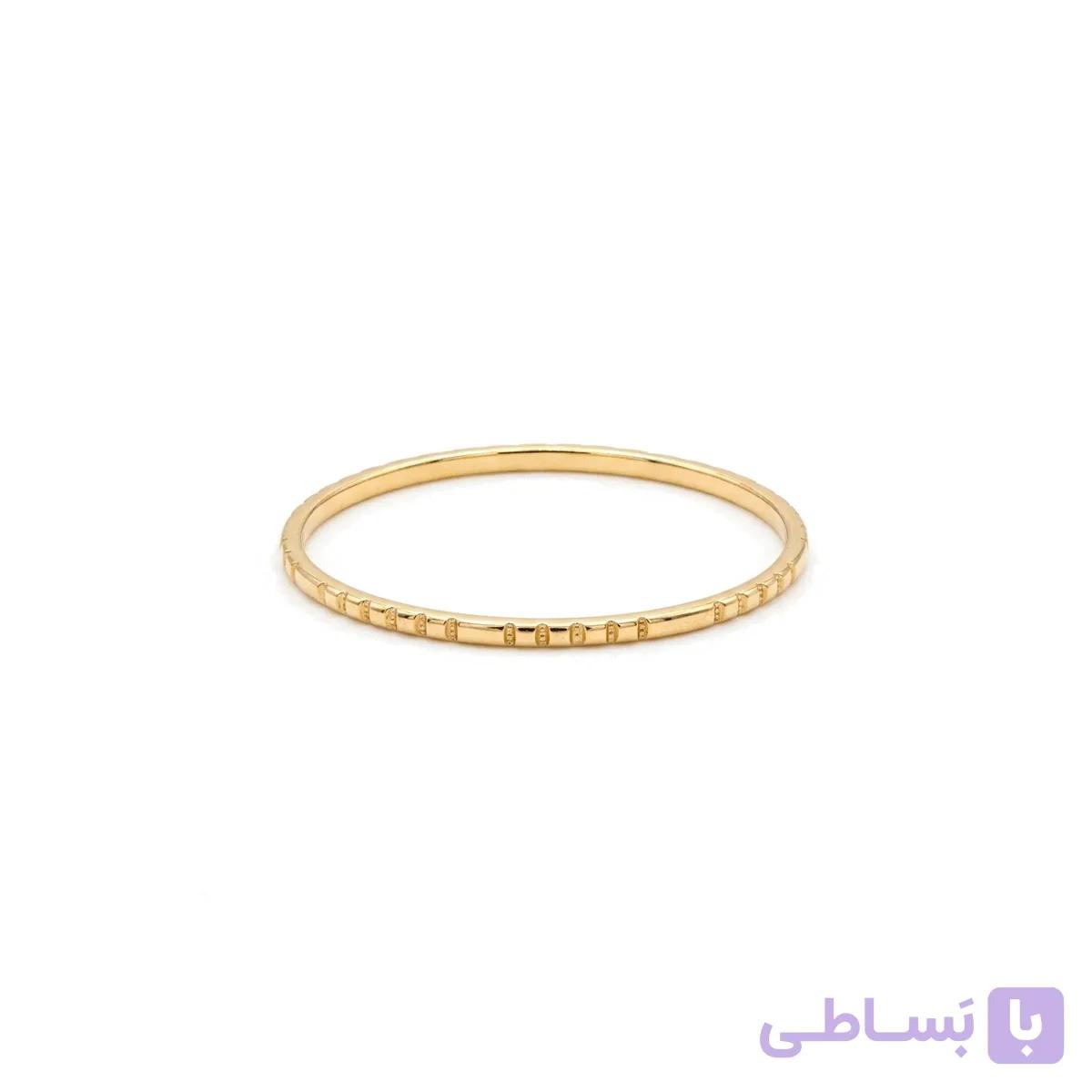 انگشتر طلا مینیمال کامیلا — تصویر 1