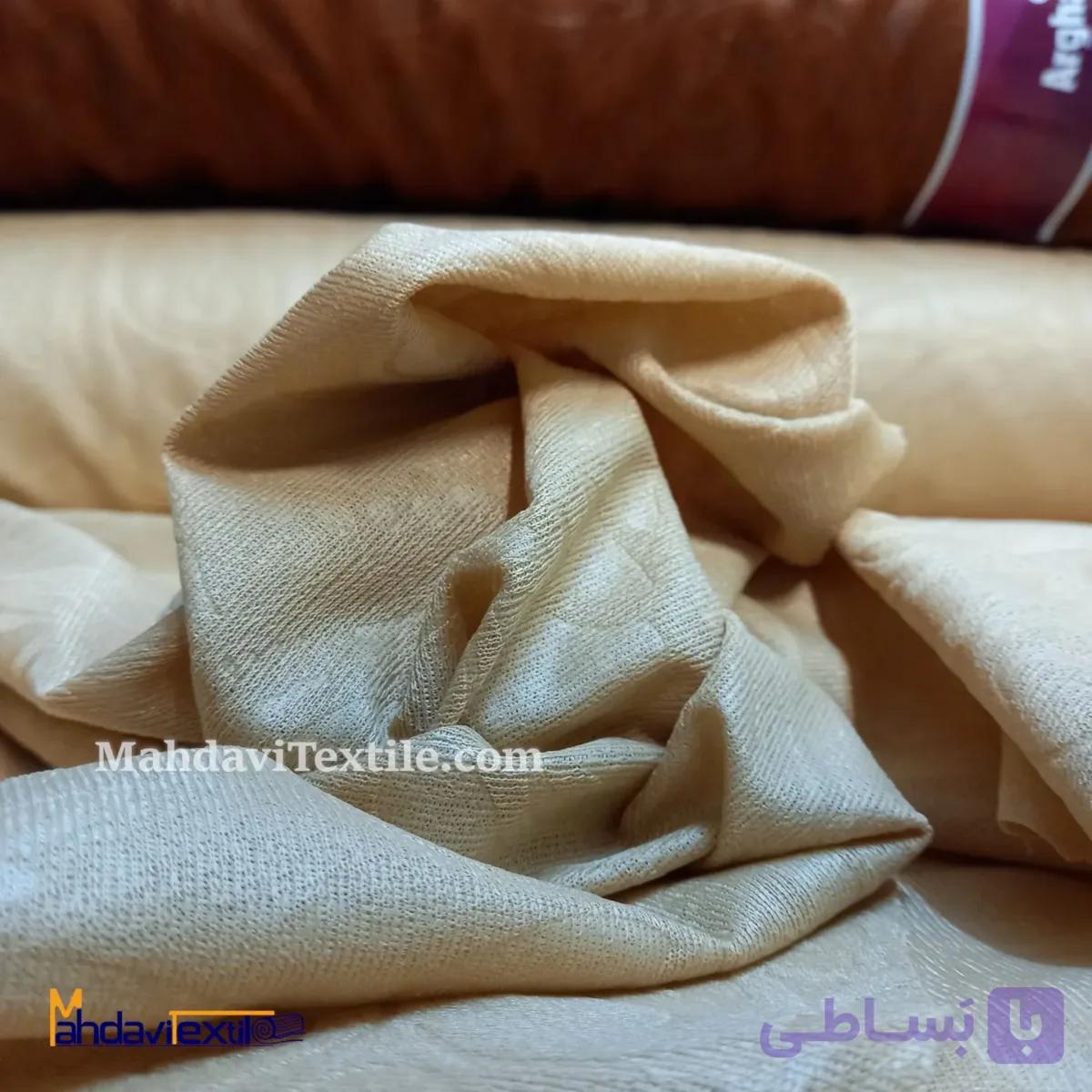 و قیمت پارچه کرپ کش پرسی ارغوان طاقه ای