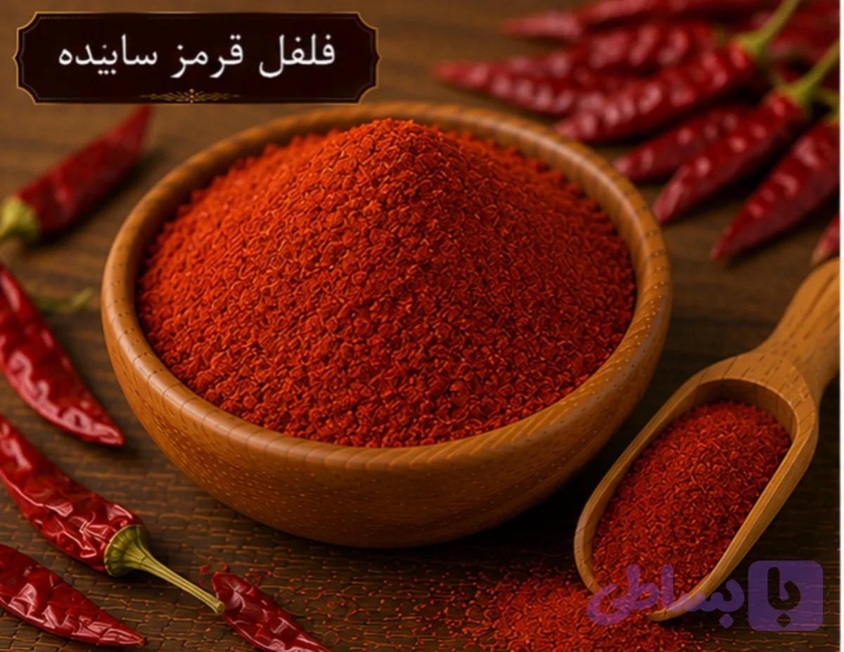 فلفل قرمز.سابیده/100 گرمی