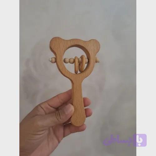 جغجغه چوبی تدی چوب راش