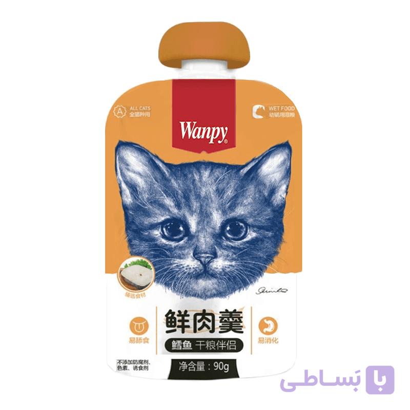 پودینگ بچه گربه ونپی Wanpy با طعم ماهی
