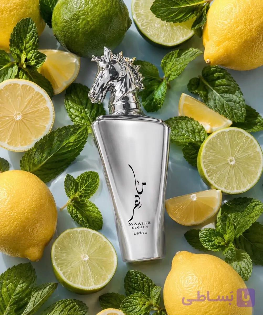 عطرادکلن ماهر نقره ای لطافه حجم ۱۰۰ میل