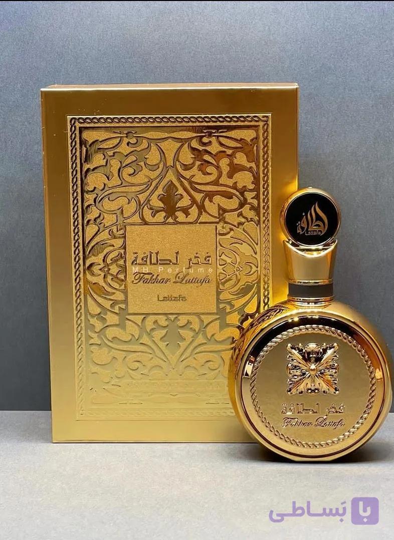 عطر ادکلن فخرالطافه طلایی اورجینال لطافه ۱۰۰ میل