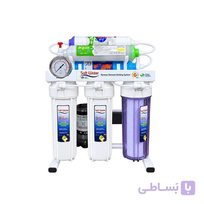 تصفیه آب 8 فیلتر اکسیژن ساز قلیایی اسمز معکوس سافت واتر SW8OAB8-TM — تصویر 1