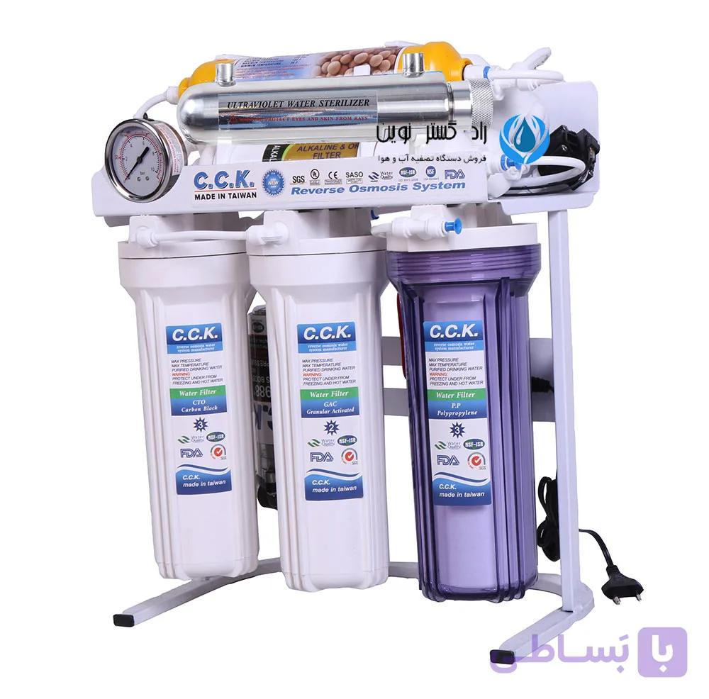 تصفیه آب 8 فیلتر سی سی کا قلیایی فرابنفش اسمز معکوس CCK8OABU8-TM — تصویر 1