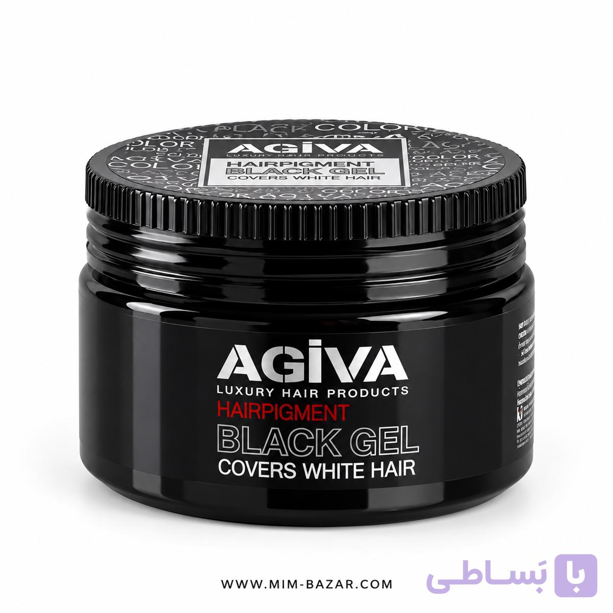 ژل مو مشکی آگیوا Hairpigment Black Gel — تصویر 1