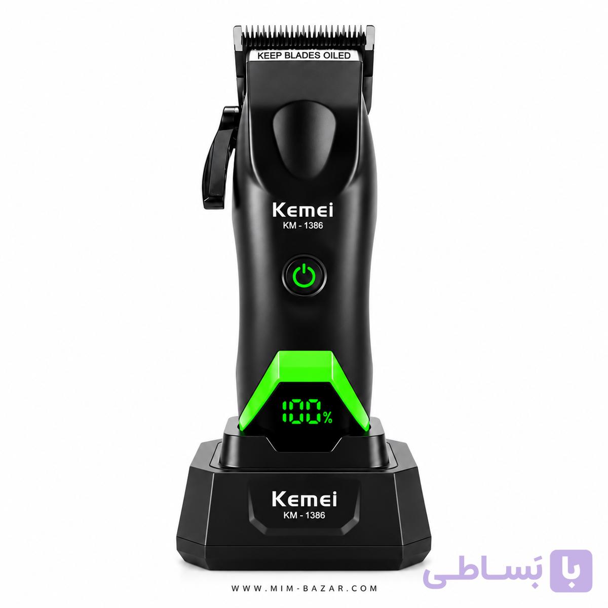 ماشین اصلاح کلیپر کیمی Kemei مدل KM-1386 — تصویر 1