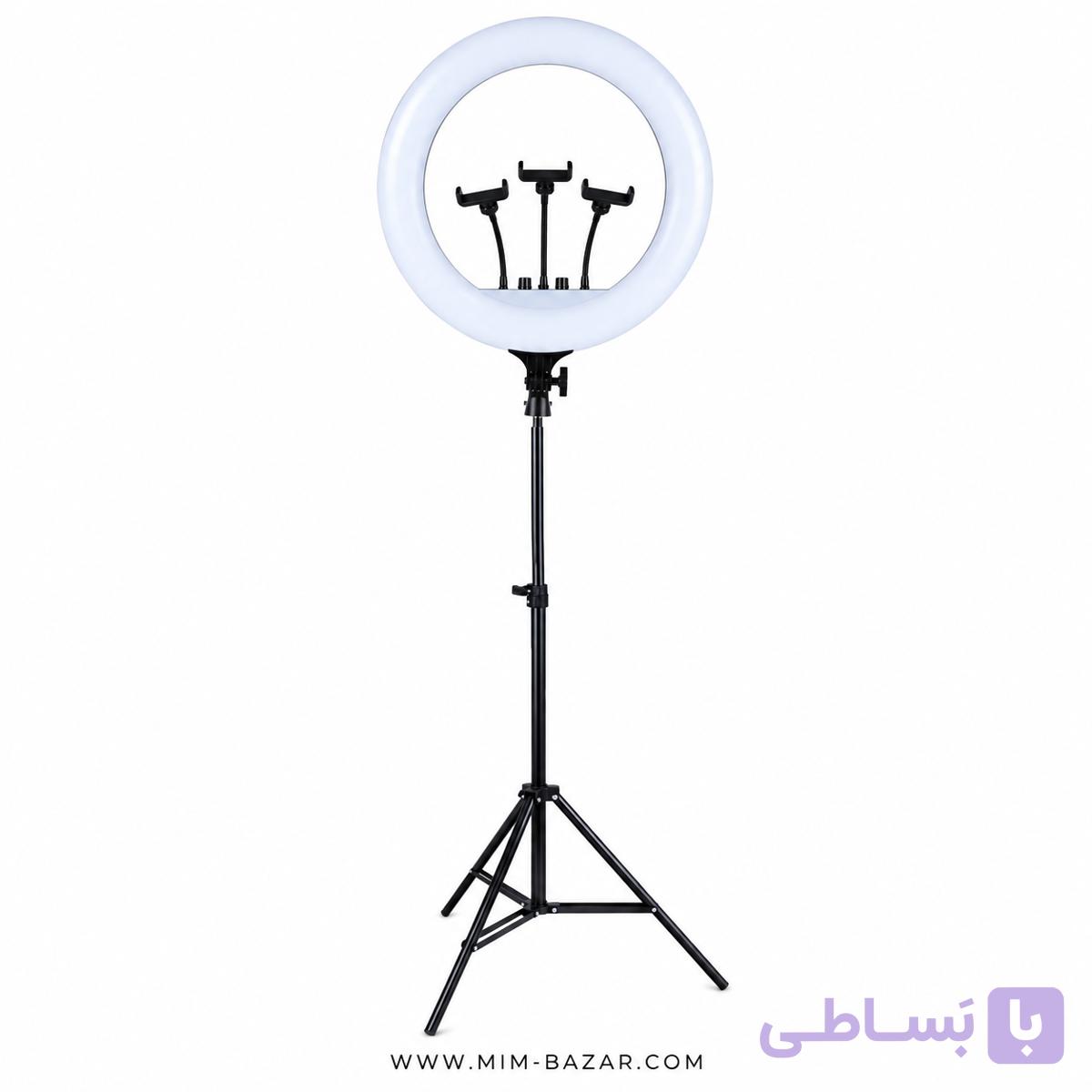 رینگ لایت RL-21 | نورپردازی سالن و تولید محتوا — تصویر 1