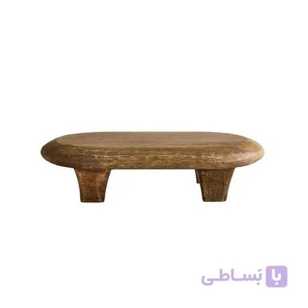 ظرف سرو پایه دار چوبی زاراهوم zara home — تصویر 1