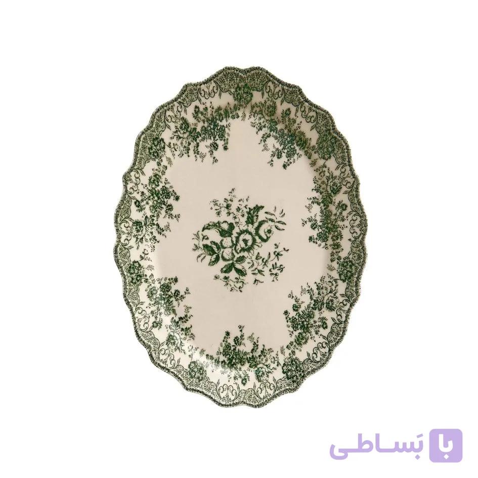 دیس گلدار سبز زاراهوم ZARA HOME — تصویر 1