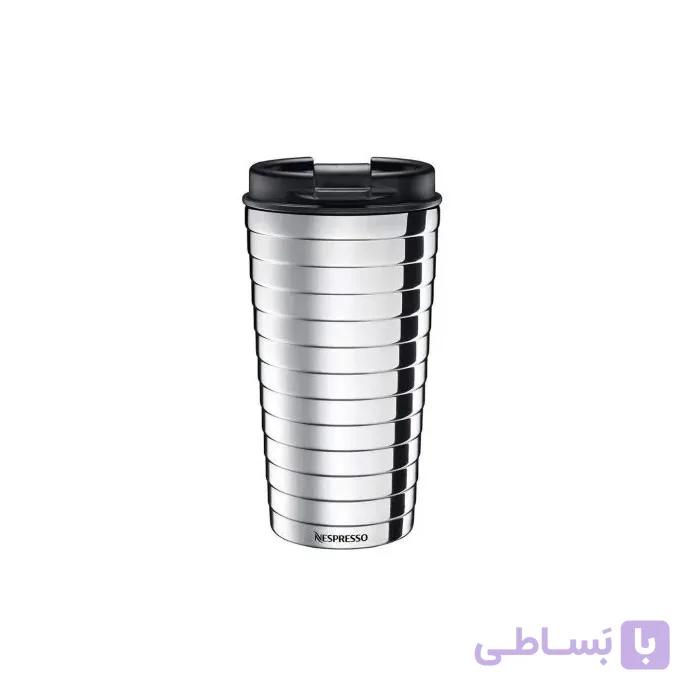 ماگ مسافرتی نسپرسو مدل تاچ نقره ای Nespresso Touch Travel Mug Silver — تصویر 1