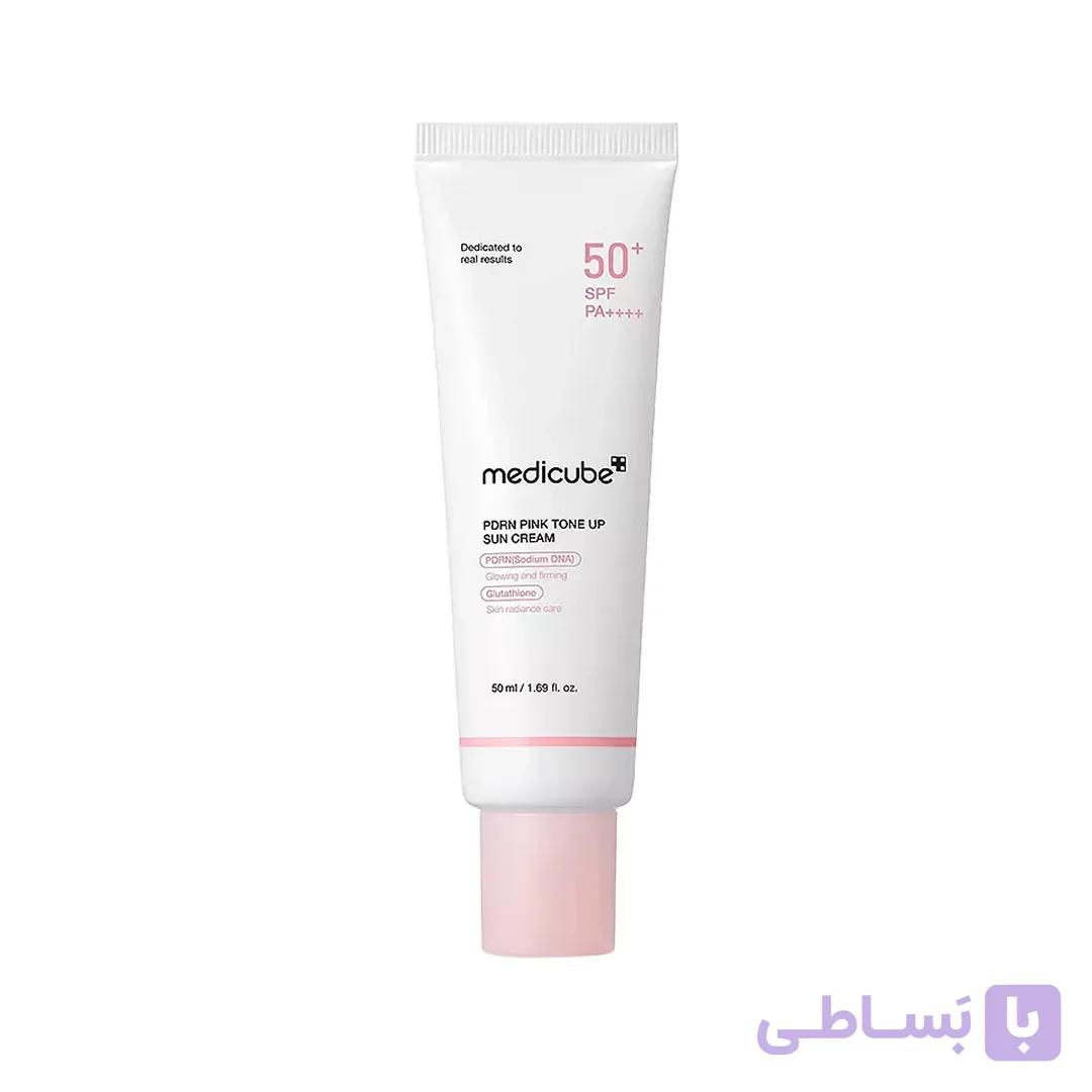 کرم ضد آفتاب بی رنگ دست و صورت مدی کیوب حجم 50 میل — تصویر 1