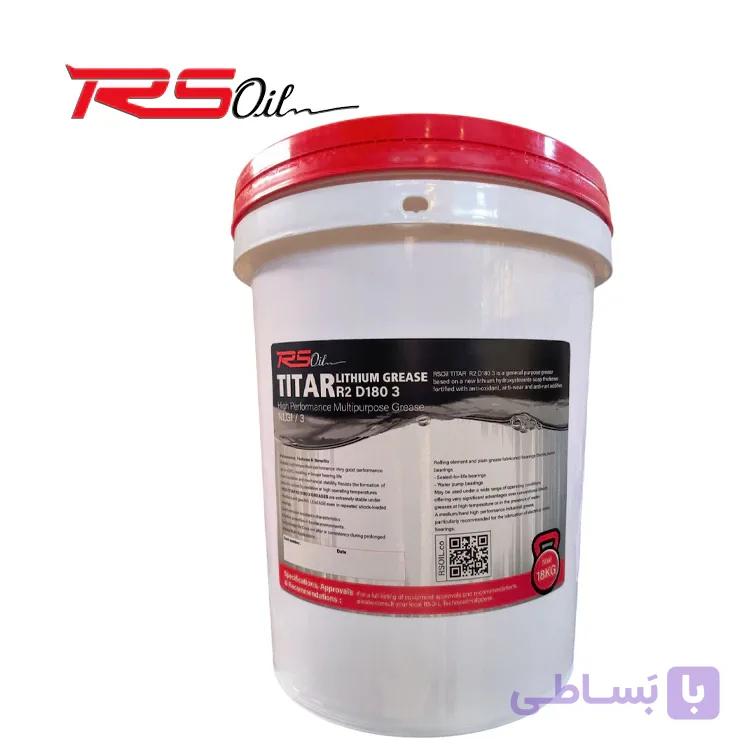 گریس لیتیم RSOIL TITAR R2 D180 3 — تصویر 1