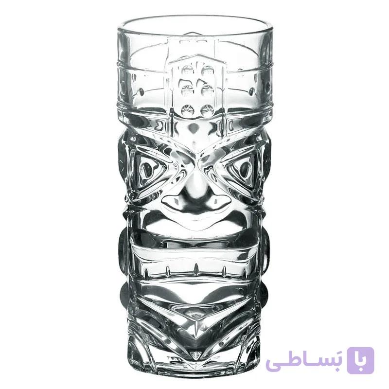 لیوان آلوا مدل تیکی شیشه‌ای — تصویر 1